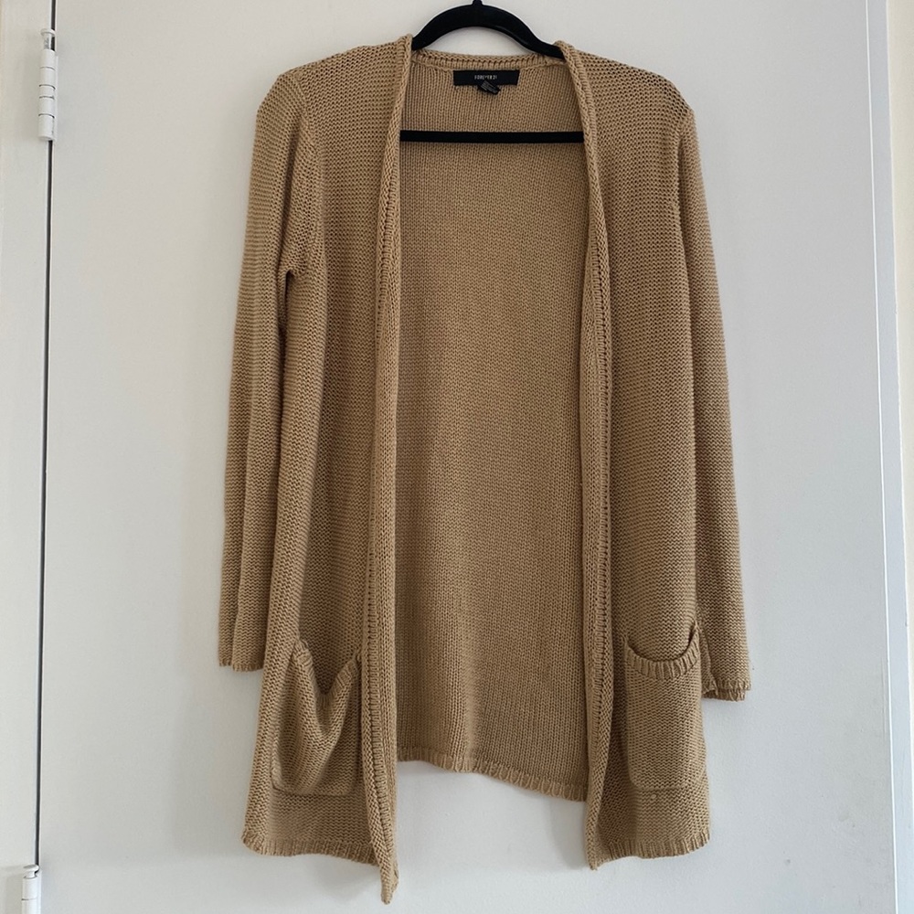 Camal knit cardigan